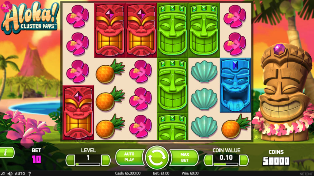 Aloha! Cluster Pays Screenshot