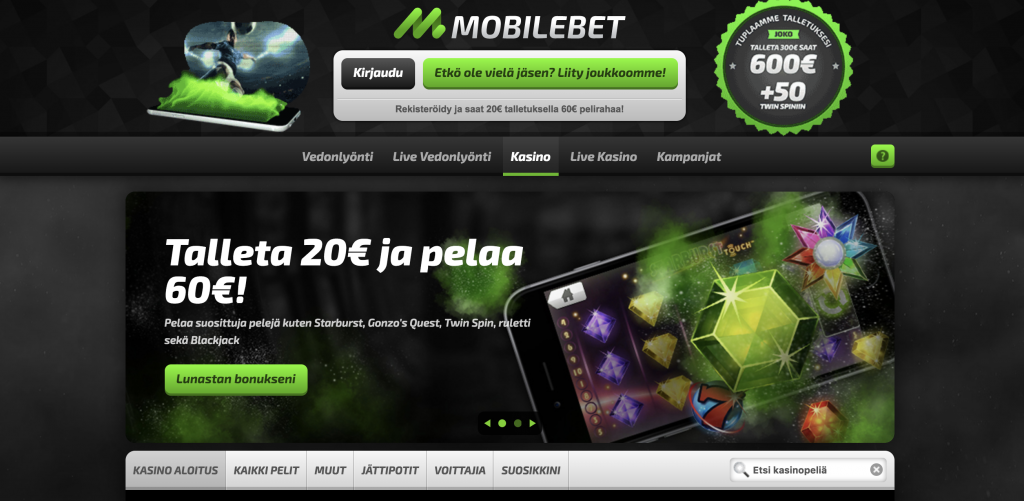 Mobilebet Kasino